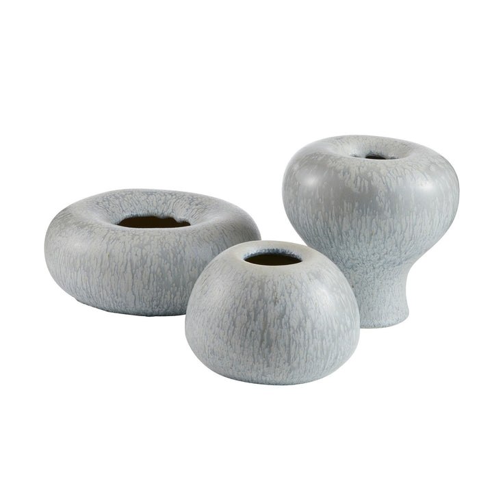 Arteriors - AVC12 - Vases, Set of 3 - Dandy - Icy Morn