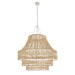 Arteriors - DLS13 - Eight Light Chandelier - Tulane - Natural/Natural/White