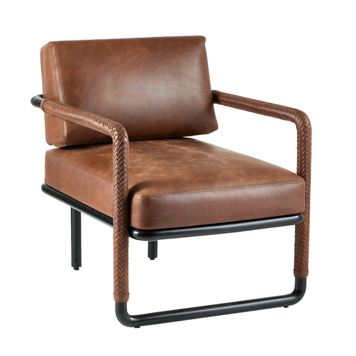 Arteriors - FRI15 - Chair - Durham - Cognac/Blackened Bronze
