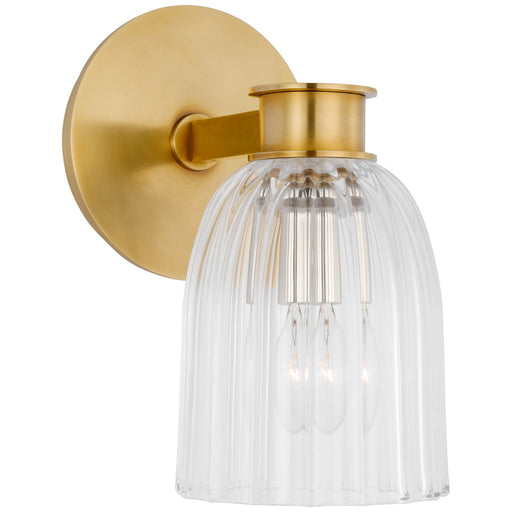Visual Comfort Signature - ARN 2501HAB-CG - LED Wall Sconce - Asalea - Hand-Rubbed Antique Brass