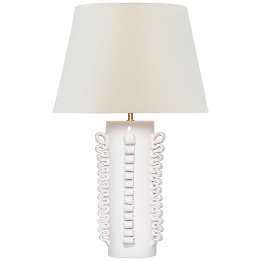 Visual Comfort Signature - ARN 3680GWC-L - LED Table Lamp - Amandine - Glossy White Crackle