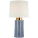 Visual Comfort Signature - BBL 3638PBC/SB-L - LED Table Lamp - Xian - Polar Blue Crackle and Soft Brass