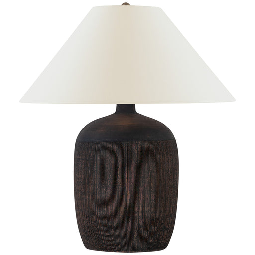 Visual Comfort Signature - CHA 8662BWT-L - LED Table Lamp - Portis - Black Wash Terracotta