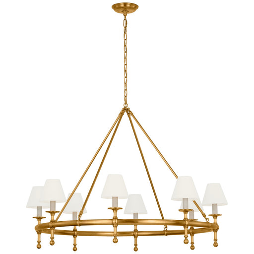 Visual Comfort Signature - CHC 5819AB-L - LED Chandelier - Classic - Antique-Burnished Brass