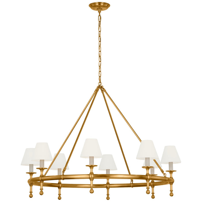 Visual Comfort Signature - CHC 5819AB-L - LED Chandelier - Classic - Antique-Burnished Brass