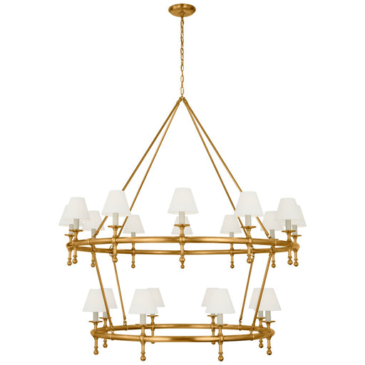 Visual Comfort Signature - CHC 5825AB-L - LED Chandelier - Classic - Antique-Burnished Brass