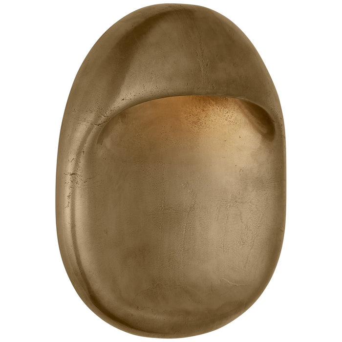 Visual Comfort Signature - KW 2812MBR - LED Wall Sconce - Esculpa - Museum Brass