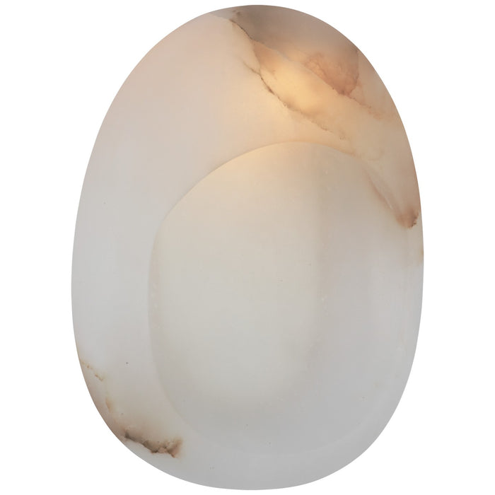 Visual Comfort Signature - KW 2910ALB/PN - LED Wall Sconce - Esculpa - Alabaster and Polished Nickel