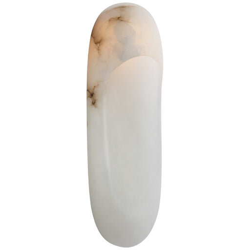 Visual Comfort Signature - KW 2911ALB/PN - LED Wall Sconce - Esculpa - Alabaster and Polished Nickel