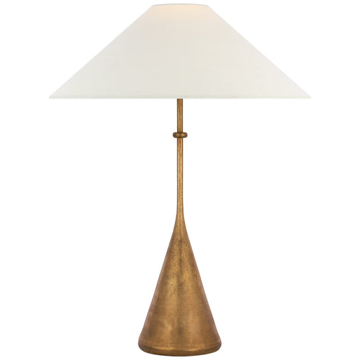 Visual Comfort Signature - KW 3710MBR-L - LED Table Lamp - Zealous - Museum Brass