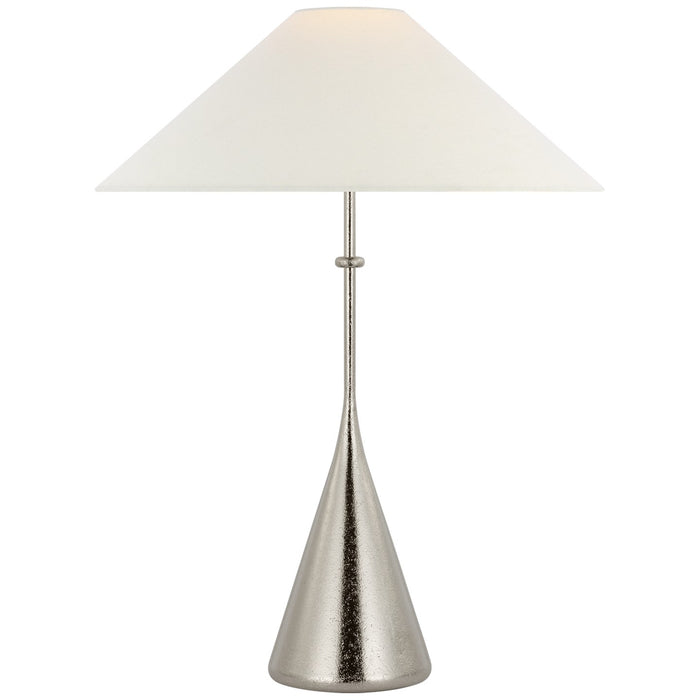 Visual Comfort Signature - KW 3710MPN-L - LED Table Lamp - Zealous - Museum Nickel
