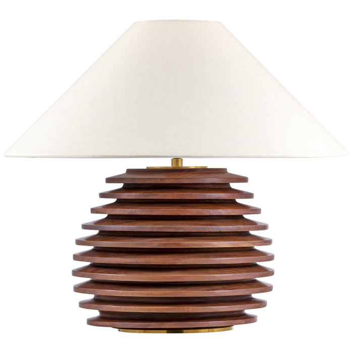Visual Comfort Signature - KW 3715BNO-L - LED Table Lamp - Crenelle - Burnished Oak