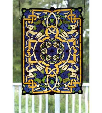 Meyda Tiffany - 71030 - Window - Gaelic Tapestry - Multi