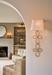 Minuet One Light Wall Sconce Gold Leaf-Sconces-Regina Andrew-Lighting Design Store
