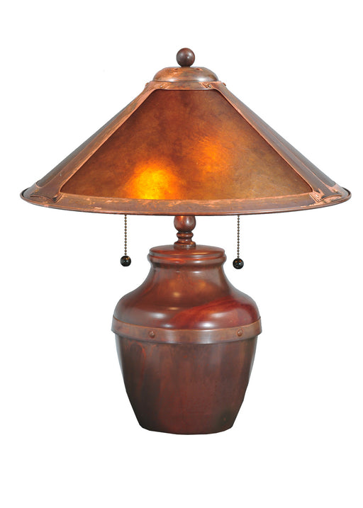 Meyda Tiffany - 77774 - 19" Table Lamp - Sutter - Washed Copper