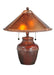 Meyda Tiffany - 77774 - 19" Table Lamp - Sutter - Washed Copper