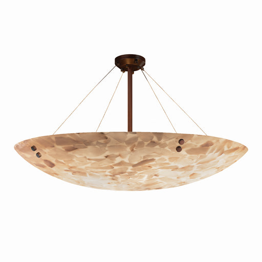 Alabaster Rocks 12 Light Semi-Flush Mount