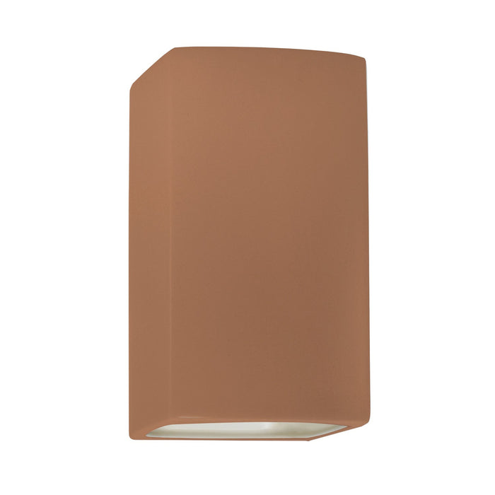 Justice Designs - CER-0910-ADOB - One Light Wall Sconce - Ambiance - Adobe