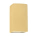 Justice Designs - CER-0910W-MYLW - One Light Outdoor Wall Sconce - Ambiance - Muted Yellow