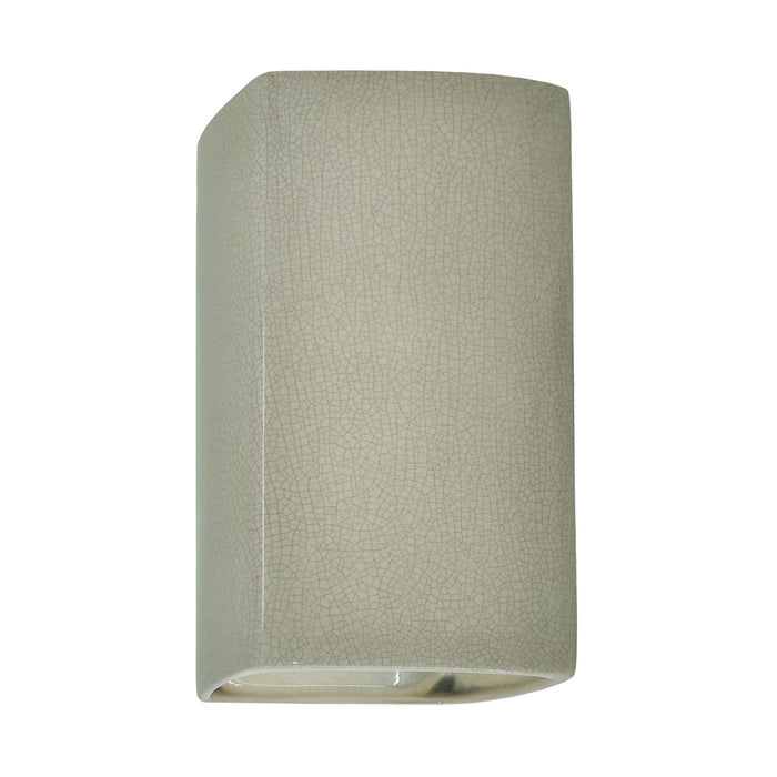 Justice Designs - CER-0915W-CKC - Lantern - Ambiance - Celadon Green Crackle