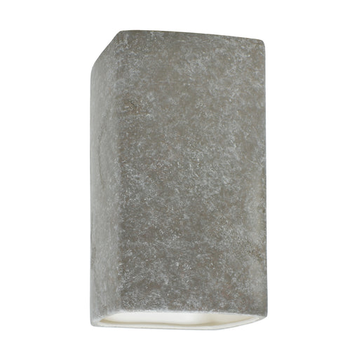 Justice Designs - CER-0915W-TRAM - Lantern - Ambiance - Mocha Travertine