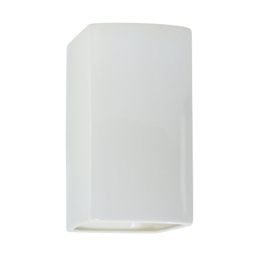 Justice Designs - CER-0915W-WHT - Lantern - Ambiance - Gloss White