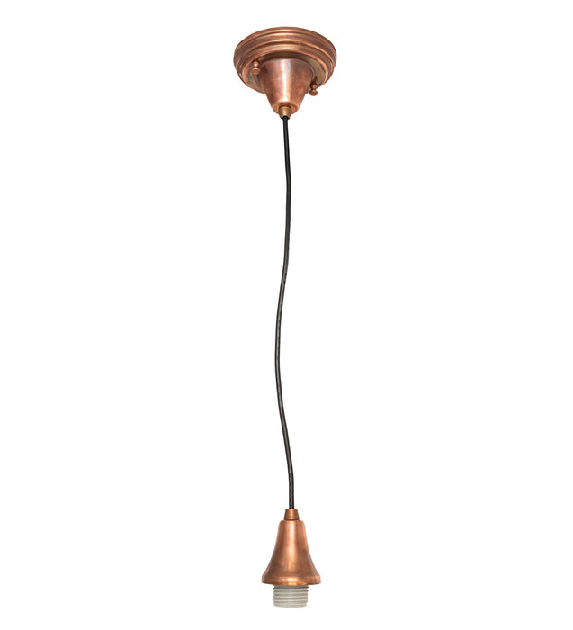 Meyda Tiffany - 81326 - One Light Mini Pendant - Metro Fusion - Vintage Copper