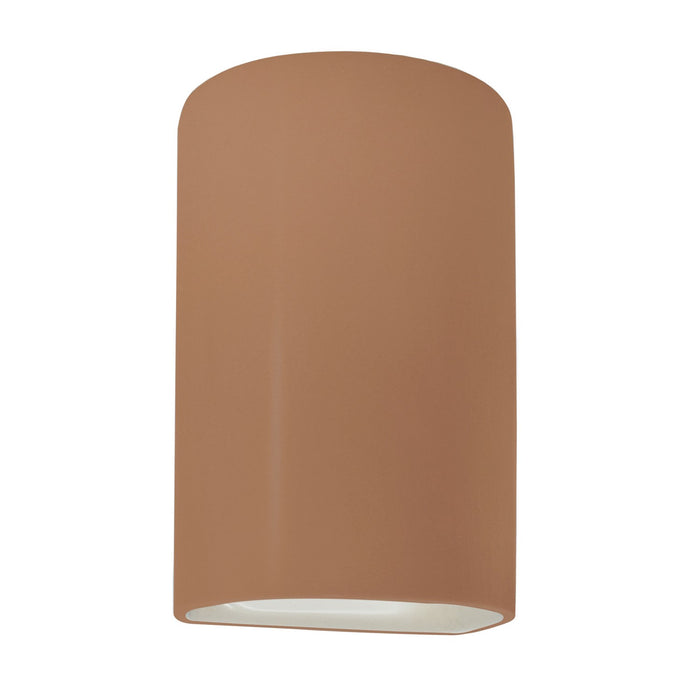 Justice Designs - CER-0940-ADOB - One Light Wall Sconce - Ambiance - Adobe