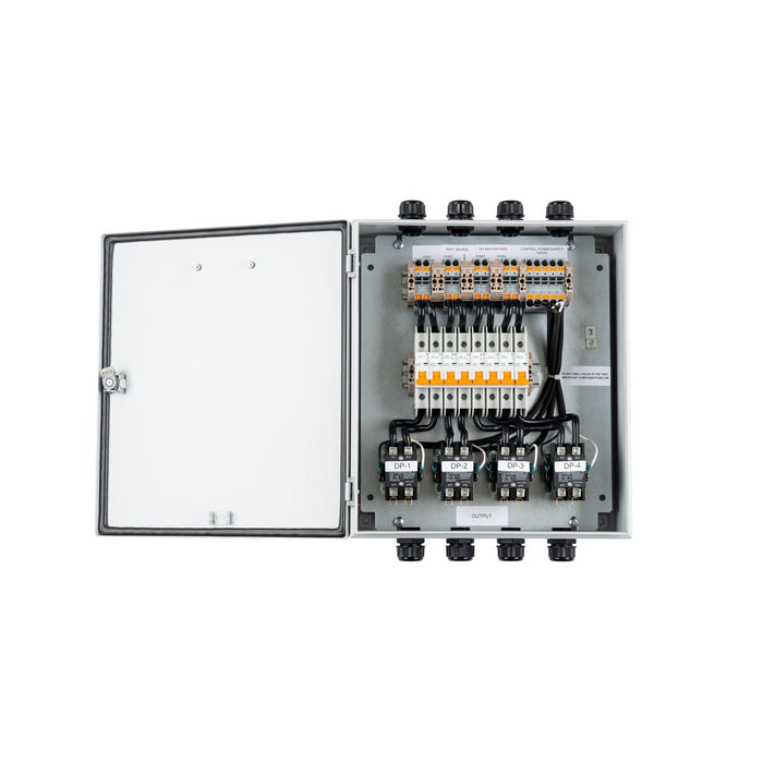 Eurofase - EFCB24M4 - Four Contactor - Light Gray