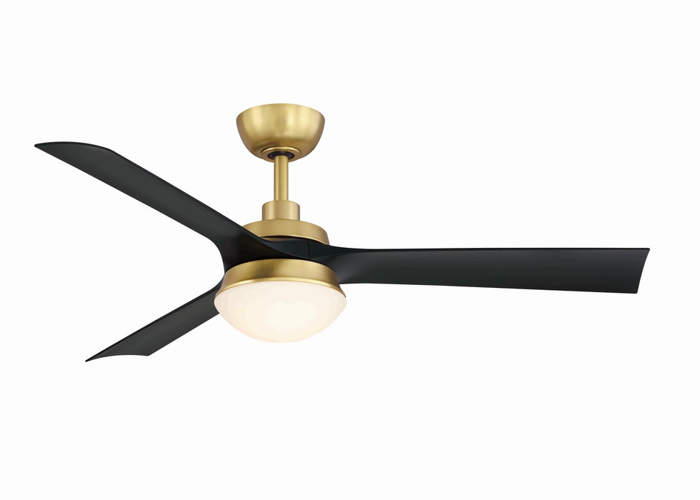 Fanimation - FP6807BSBL - 52 Inches Ceiling Fan - Barlow - Brushed Satin Brass