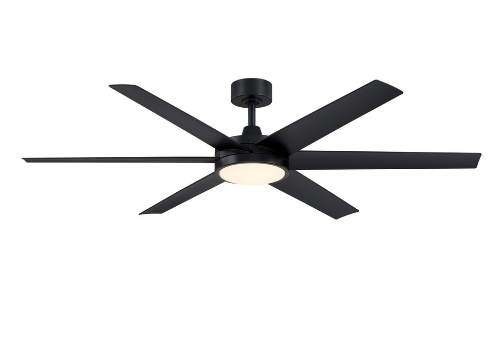 Fanimation - FPD6605BL - 64 Inches Ceiling Fan - Brawn - Black