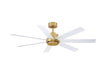 Fanimation - FPD6865BSMW - 56 Inches Ceiling Fan - Pendry 56 - Brushed Satin Brass