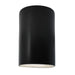 Justice Designs - CER-0940-CRB - Lantern - Ambiance - Carbon - Matte Black