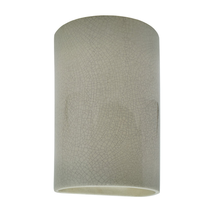 Justice Designs - CER-0940W-CKC - Lantern - Ambiance - Celadon Green Crackle