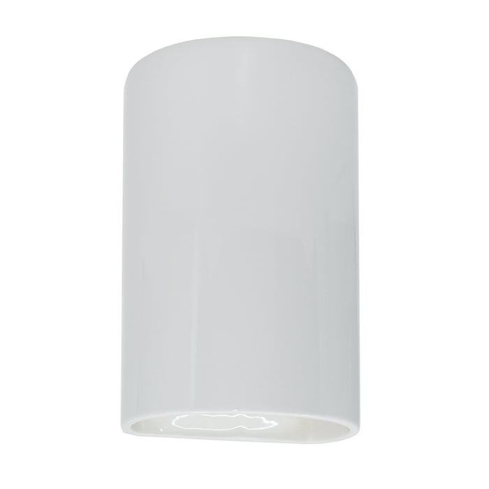 Justice Designs - CER-0940-WHT - Lantern - Ambiance - Gloss White
