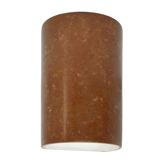 Justice Designs - CER-0940W-PATR - Lantern - Ambiance - Rust Patina