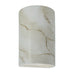 Justice Designs - CER-0940W-STOC - Lantern - Ambiance - Carrara Marble