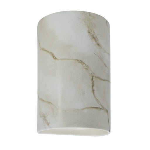 Justice Designs - CER-0945W-STOC - Lantern - Ambiance - Carrara Marble