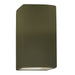 Justice Designs - CER-0950-MGRN - One Light Wall Sconce - Ambiance - Matte Green