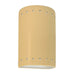 Justice Designs - CER-0990W-MYLW - One Light Outdoor Wall Sconce - Ambiance - Muted Yellow