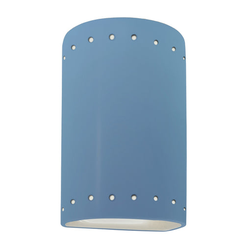 Justice Designs - CER-0995W-SKBL - One Light Outdoor Wall Sconce - Ambiance - Sky Blue