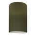 Justice Designs - CER-1260-MGRN - One Light Wall Sconce - Ambiance - Matte Green