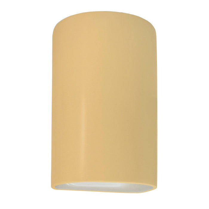 Justice Designs - CER-1260-MYLW - One Light Wall Sconce - Ambiance - Muted Yellow