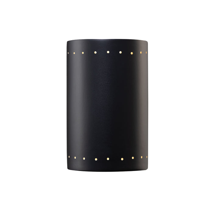 Justice Designs - CER-1290W-CRB - Lantern - Ambiance - Carbon - Matte Black