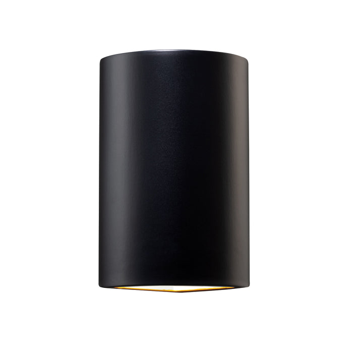 Justice Designs - CER-1885-CRB - Wall Sconce - Ambiance - Carbon - Matte Black