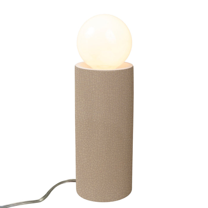 Justice Designs - CER-2465-CKS - One Light Portable - Portable - Sienna Brown Crackle