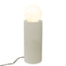 Justice Designs - CER-2465-CRK - One Light Portable - Portable - White Crackle