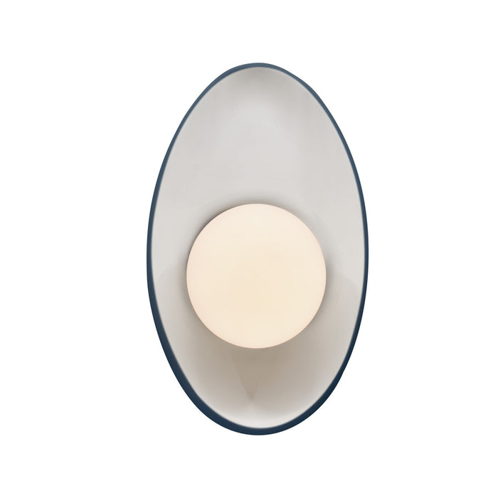 Justice Designs - CER-3045-MDMT - LED Wall Sconce - Ambiance - Midnight Sky w/ Matte White