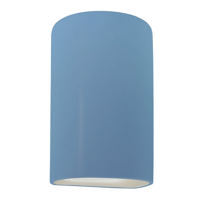 Justice Designs - CER-5265W-SKBL - LED Outdoor Wall Sconce - Ambiance - Sky Blue