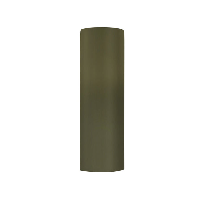 Justice Designs - CER-5400-MGRN - One Light Wall Sconce - Ambiance - Matte Green